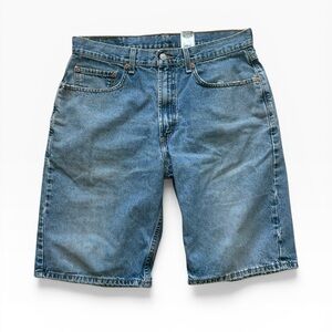 Vintage Levis 569 Loose Straight Denim Shorts 90s Baggy Skater Jean Shorts W32